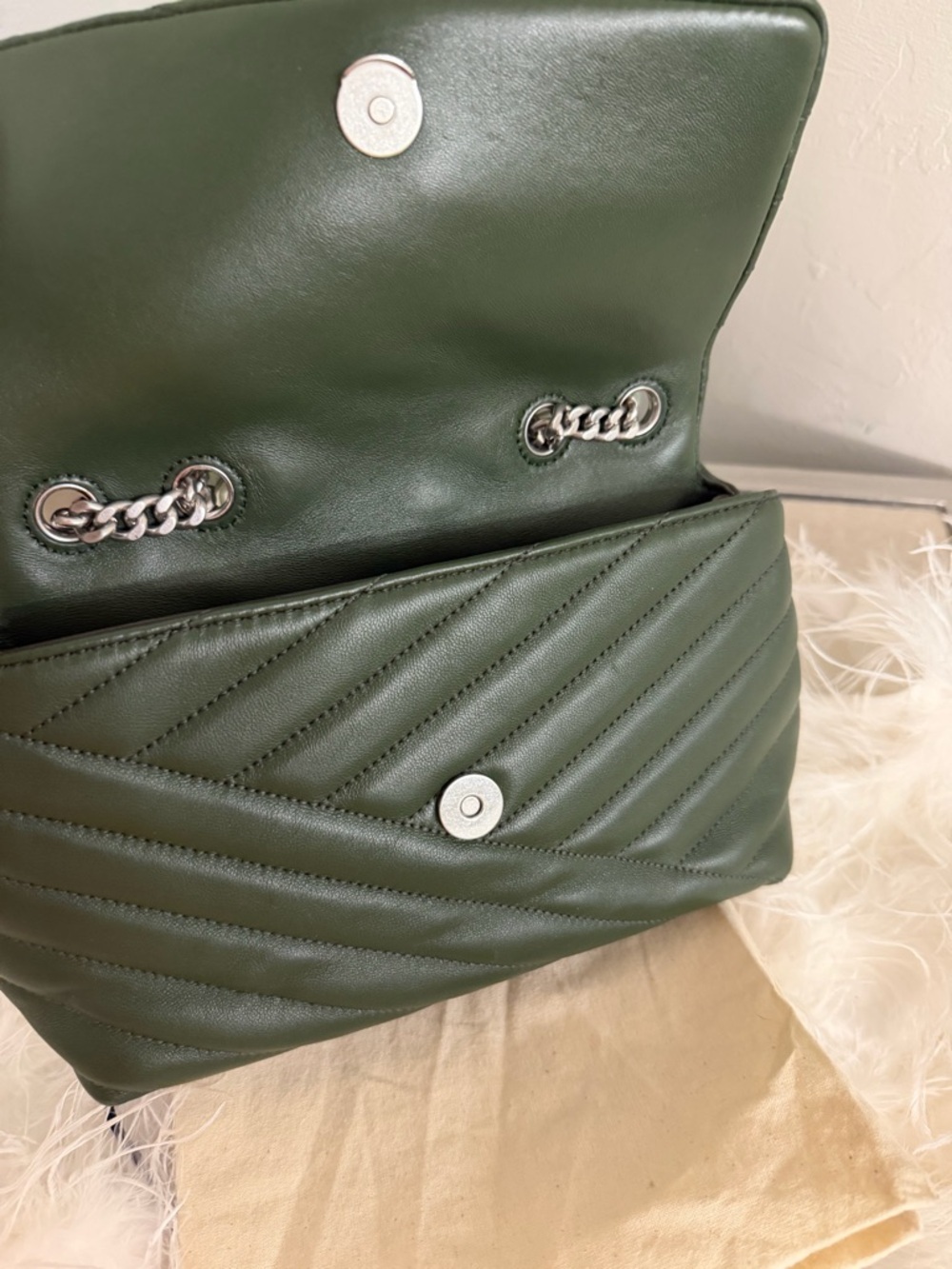 TORY BURCH SMALL KIRA CHEVRON SHOULDER BAG - Picture 5 of 9